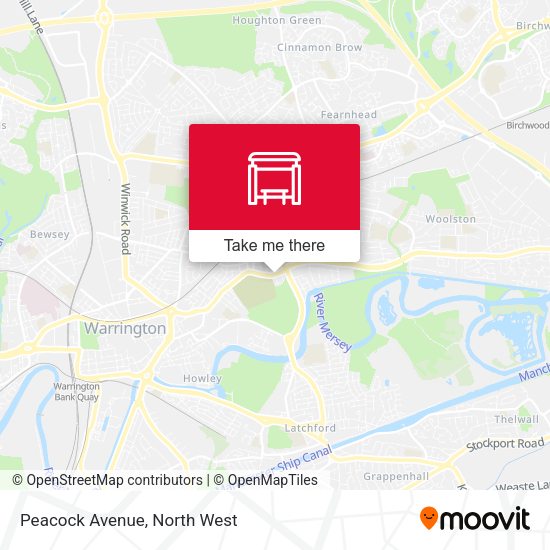 Peacock Avenue map