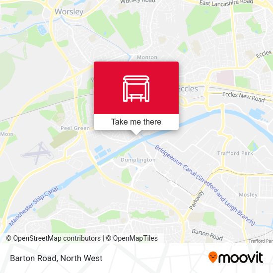 Barton Road map
