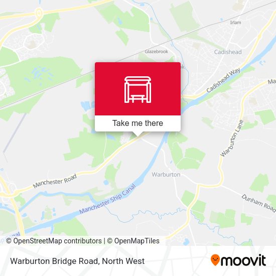 Warburton Bridge Road map