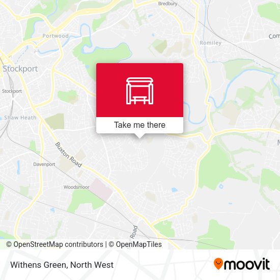 Withens Green map