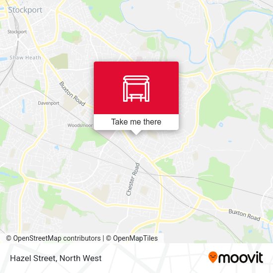 Hazel Street map