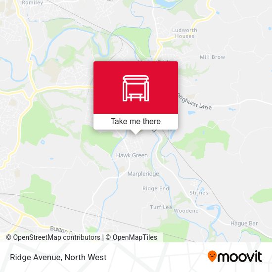 Ridge Avenue map