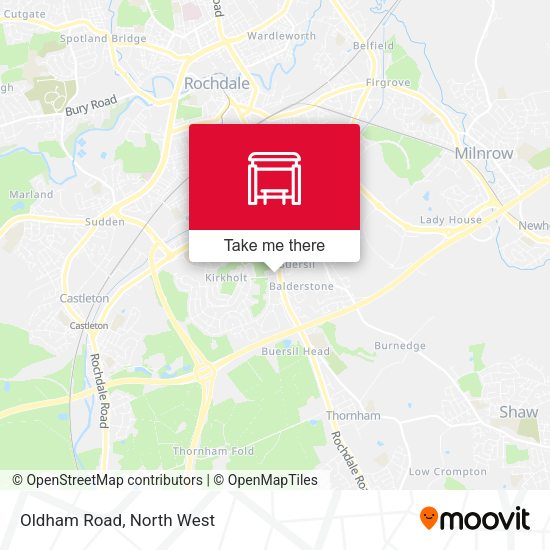 Oldham Road map