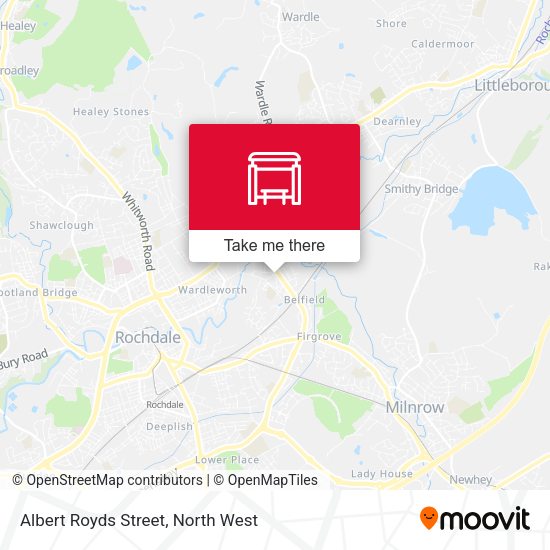 Albert Royds Street map