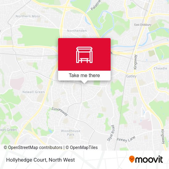 Hollyhedge Court map