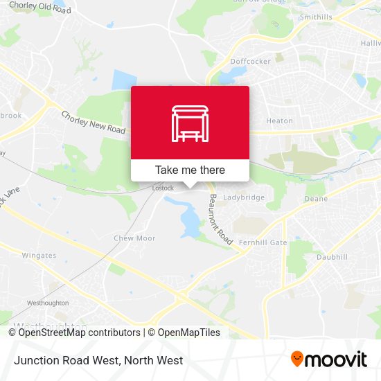Junction Road West map
