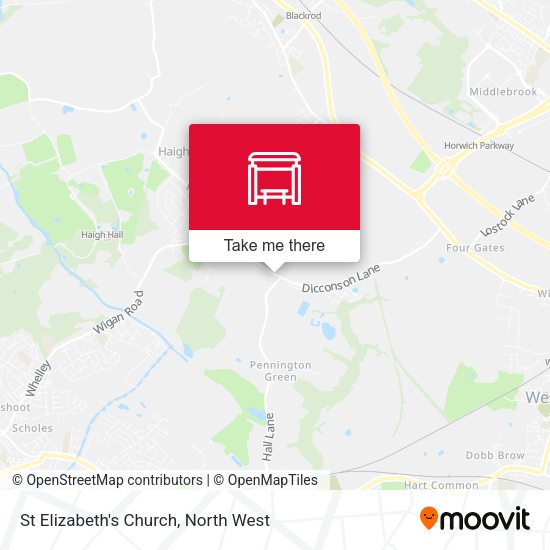 St Elizabeth's Church map