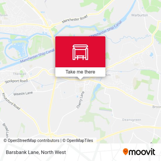 Barsbank Lane map