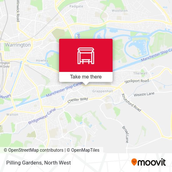 Pilling Gardens map