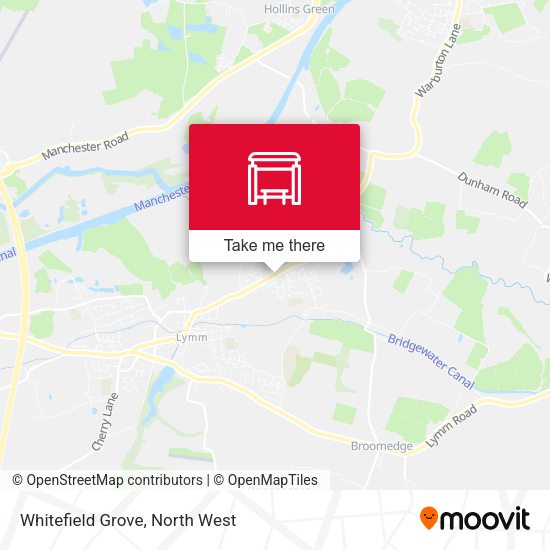 Whitefield Grove map