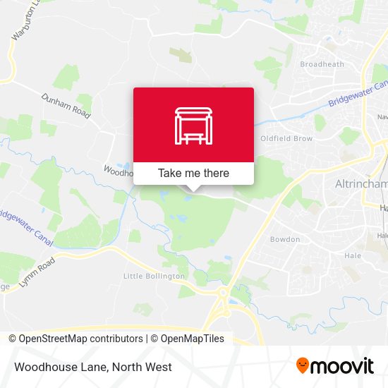 Woodhouse Lane map