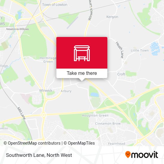 Southworth Lane map