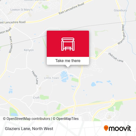 Glaziers Lane map