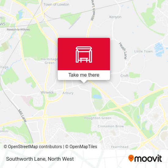 Southworth Lane map
