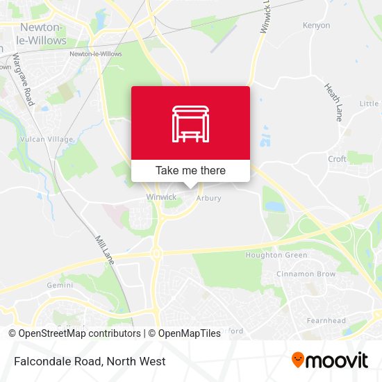 Falcondale Road map