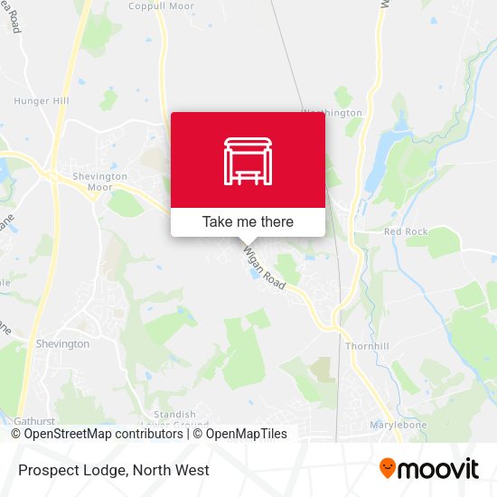 Prospect Lodge map