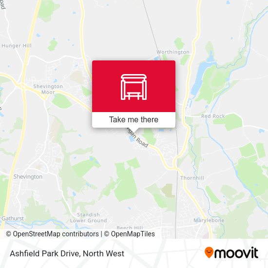 Ashfield Park Drive map