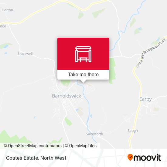Coates Estate map