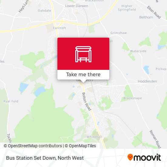 Bus Station Set Down map