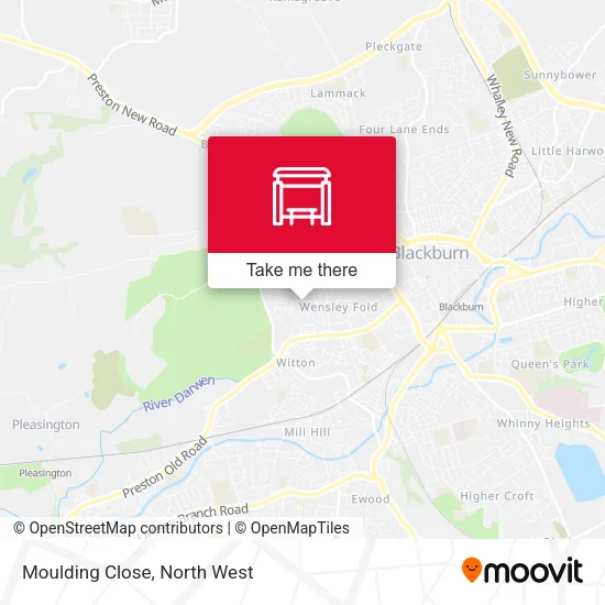 Moulding Close map