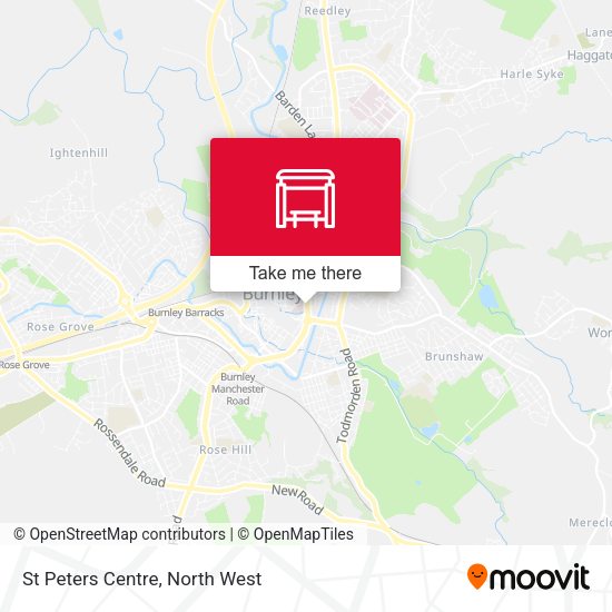 St Peters Centre map