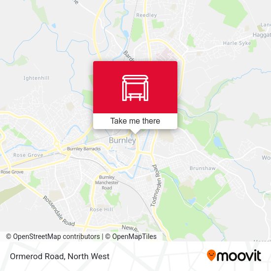 Ormerod Road map