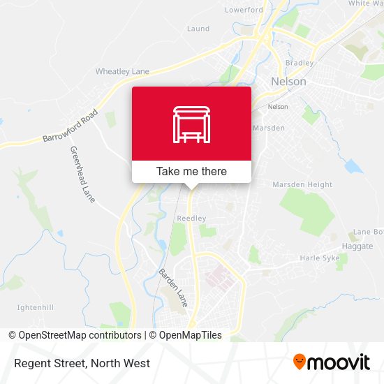 Regent Street map