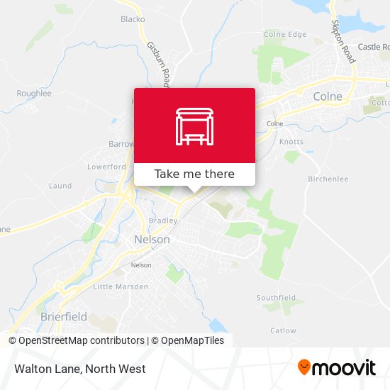 Walton Lane map