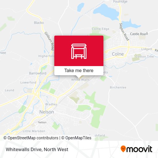 Whitewalls Drive map