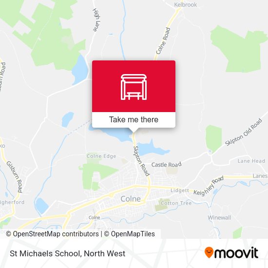 St Michaels School map