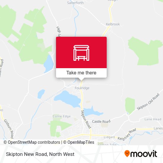 Skipton New Road map
