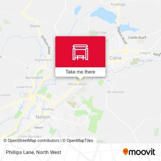 Phillips Lane map