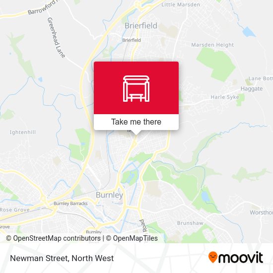 Newman Street map