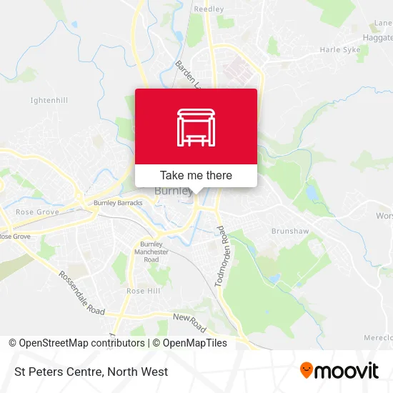 St Peters Centre map