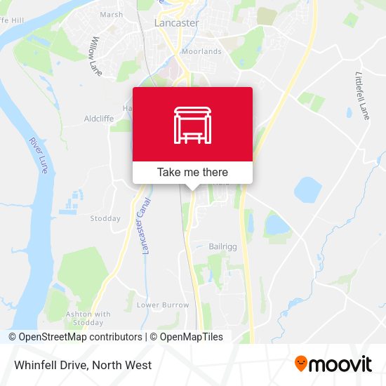 Whinfell Drive map