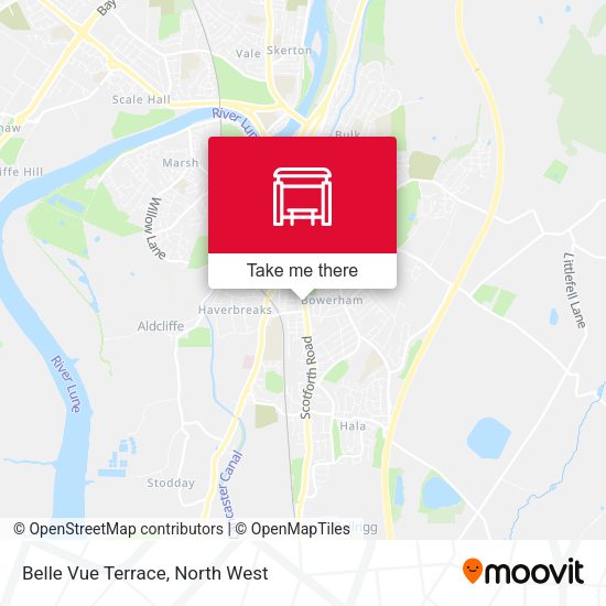 Belle Vue Terrace map