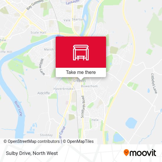 Sulby Drive map