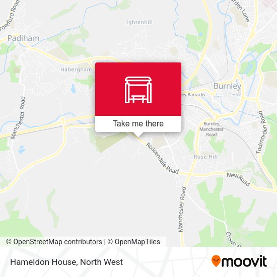 Hameldon House map