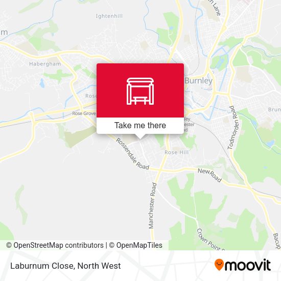 Laburnum Close map
