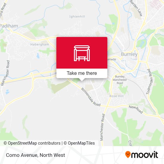 Como Avenue map