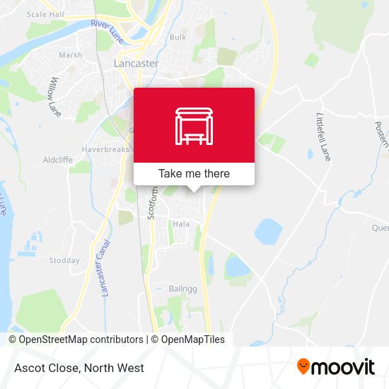 Ascot Close map