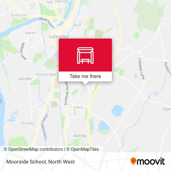 Moorside School map
