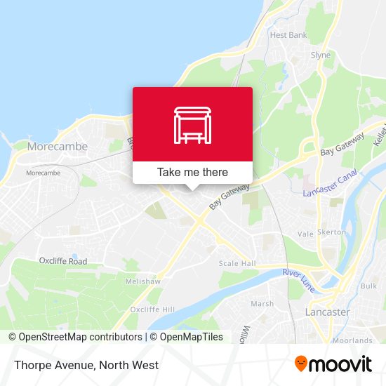 Thorpe Avenue map