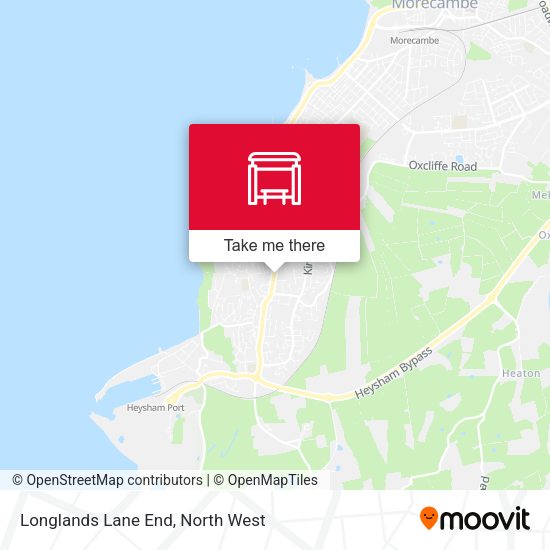 Longlands Lane End map