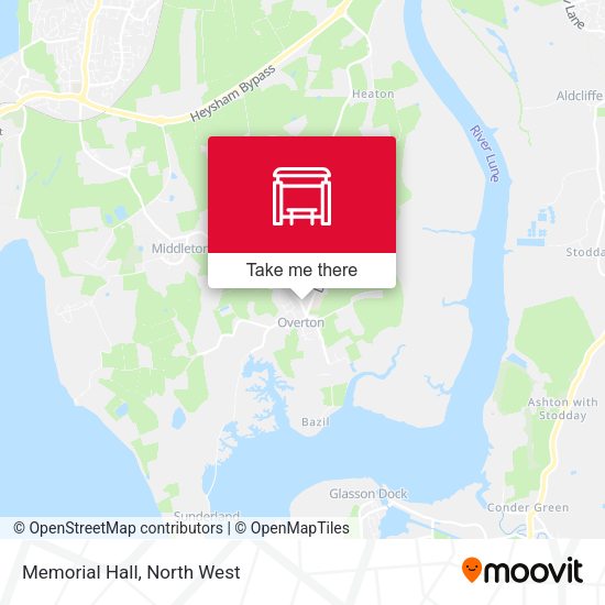 Memorial Hall map