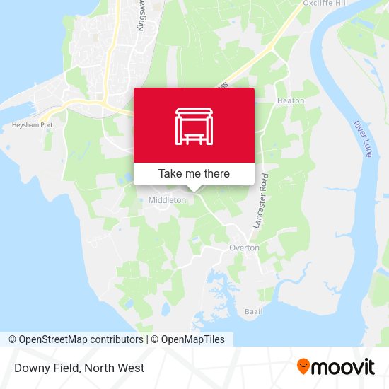 Downy Field map