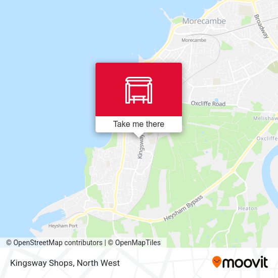 Kingsway Shops map