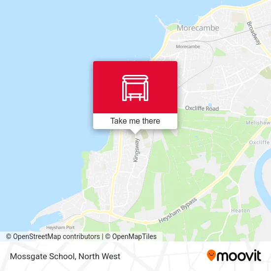 Mossgate School map