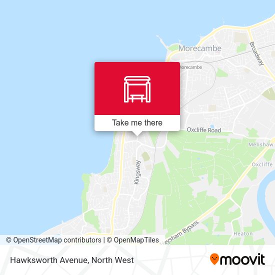 Hawksworth Avenue map