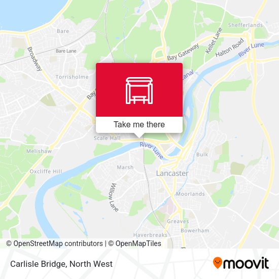 Carlisle Bridge map